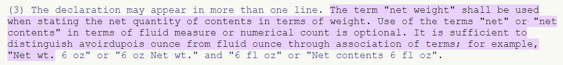 FDA Code of Federal Regulations Title 21 [source](https://www.accessdata.fda.gov/scripts/cdrh/cfdocs/cfcfr/CFRSearch.cfm?fr=201.62)